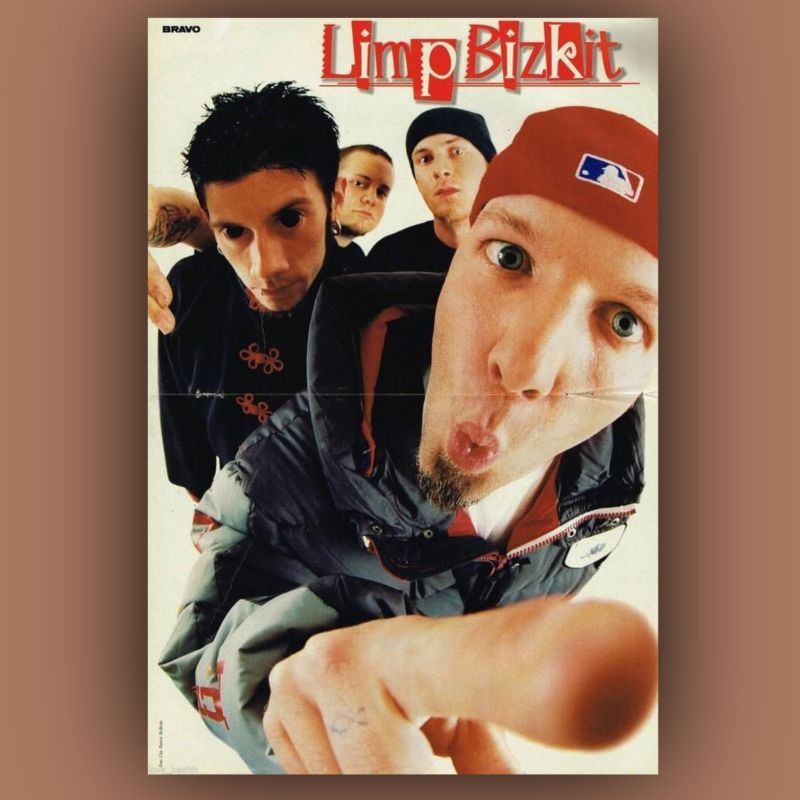 Poster banda limp bizkit 42x30cm Tamanho Grande Nu metal Metal
