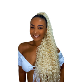 Lace wig Alisa de Cabelo Humano Ondulado 2 em Promoção na Americanas