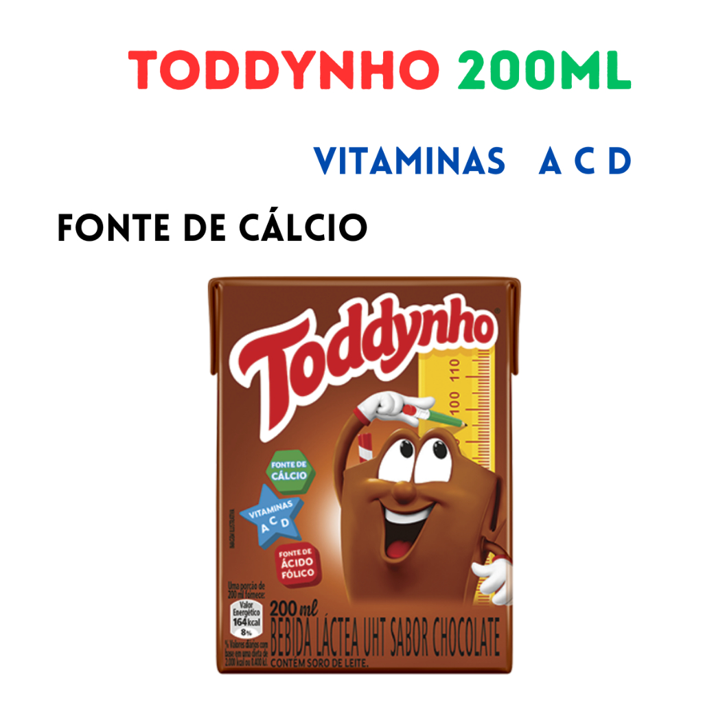 Caixa C/27 Toddynho 200ml - Sabor Chocolate