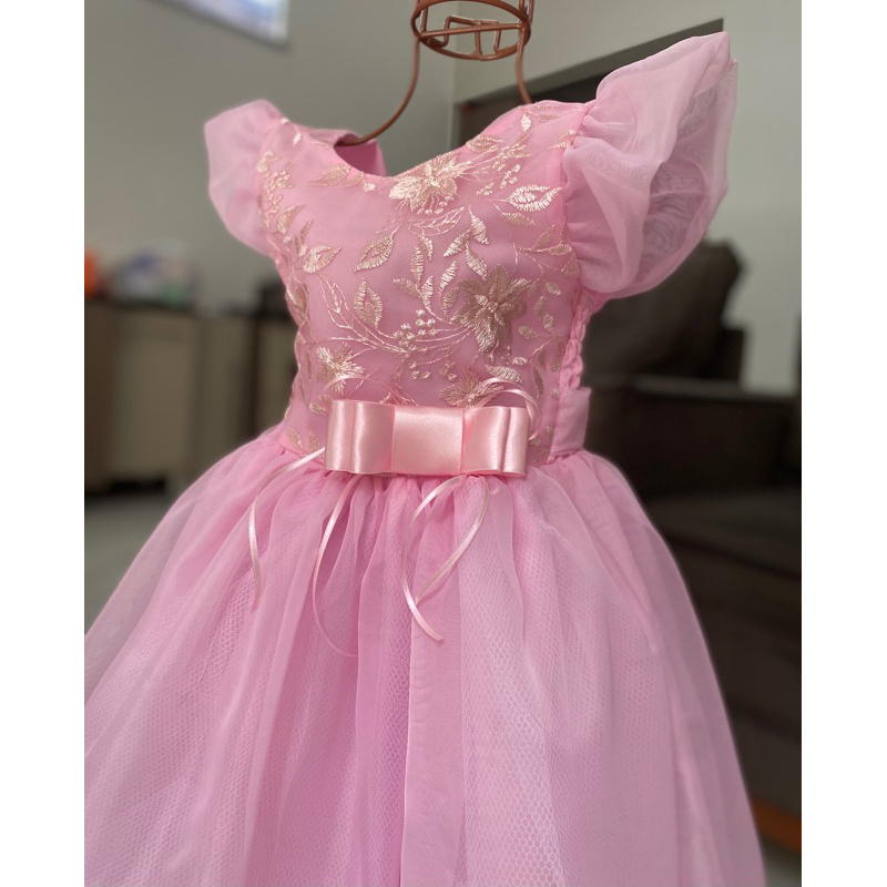 Vestido de dama de honra Champagne Manga de colarinho quadrado