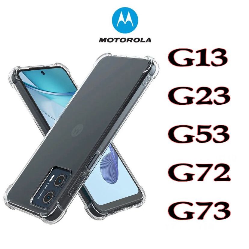 Capa transparente capinha TPU Anti Shock Impacto MOTO G13 G23 G53 G72 G73