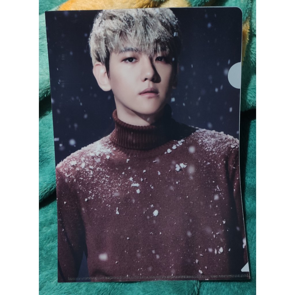 EXO Baekhyun - pasta / clear file (oficial) | Shopee Brasil