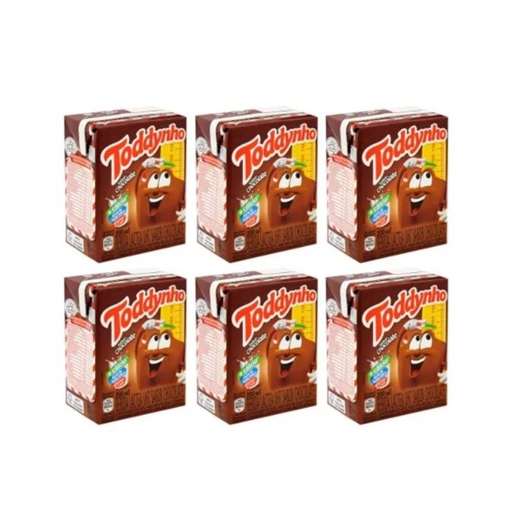 Toddynho - Chocolate Drink - 6.76 Fl Oz (PACK OF 09) | Bebida Sabor  Chocolate - 200ml