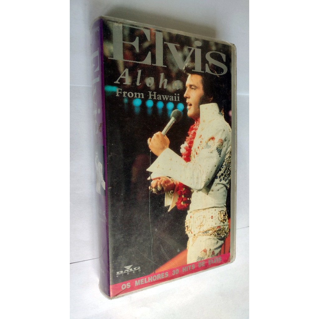 Fita Vhs Elvis Presley - Live Aloha From Hawaii (excelente estado de conservação) Video Cassete