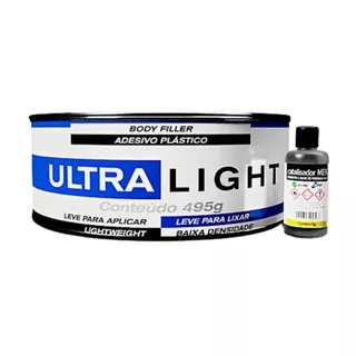 Massa Plástica Adesivo Ultra Light 495g Maxi Rubber
