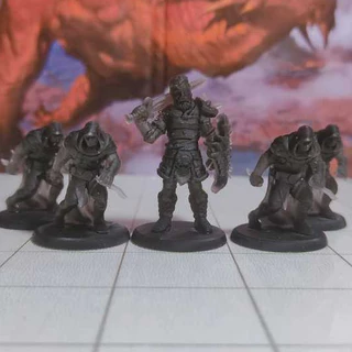 Kit Miniaturas RPG Bandidos das Ruas Ladrões dnd d&d Dungeons and Dragons Boardgames Jogo de Tabuleiro Dados