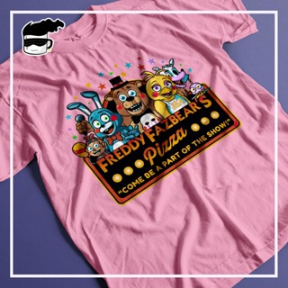 Camisa Infantil Five Night Freddy Pizza Fazbear 100% Algodão