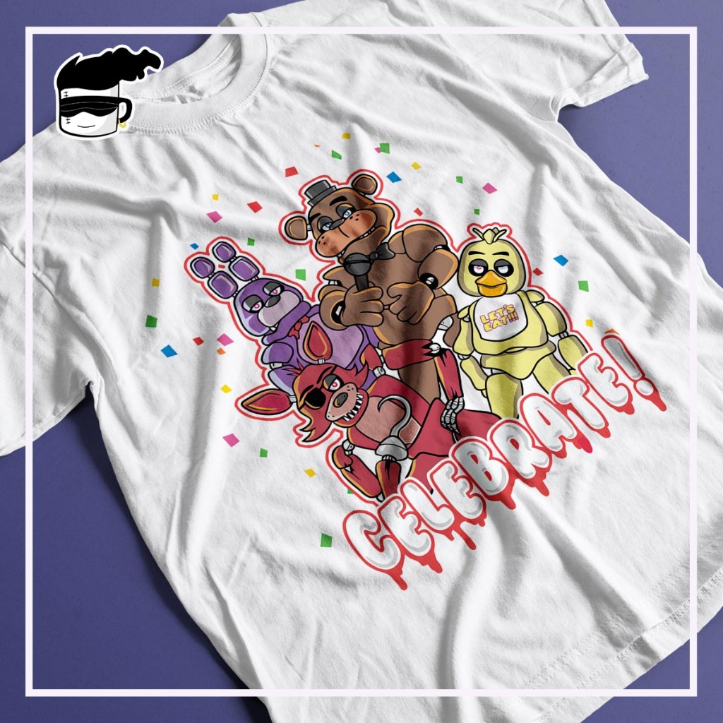 Camisa Five Nights At Freddy's Freddy Fazbear Unissex jogo fnaf Unissex