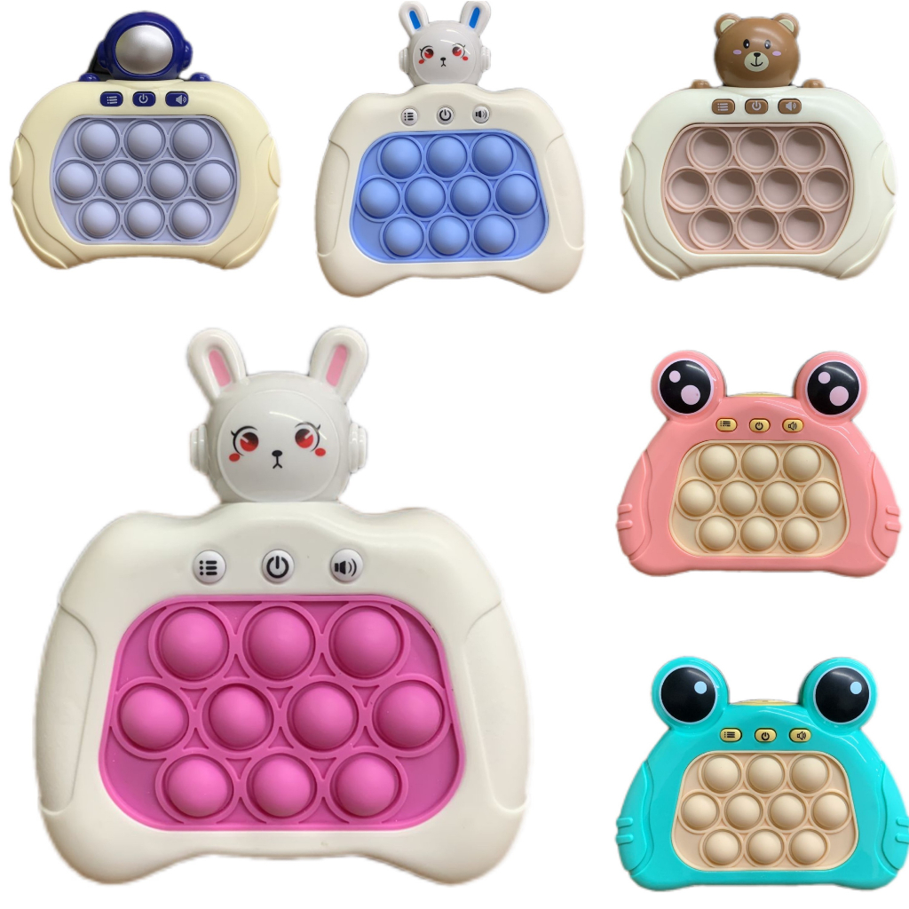 Pop-it rápido empurrar jogos de bolha e dedos Pop brinquedos para crianças anti-stress adulto