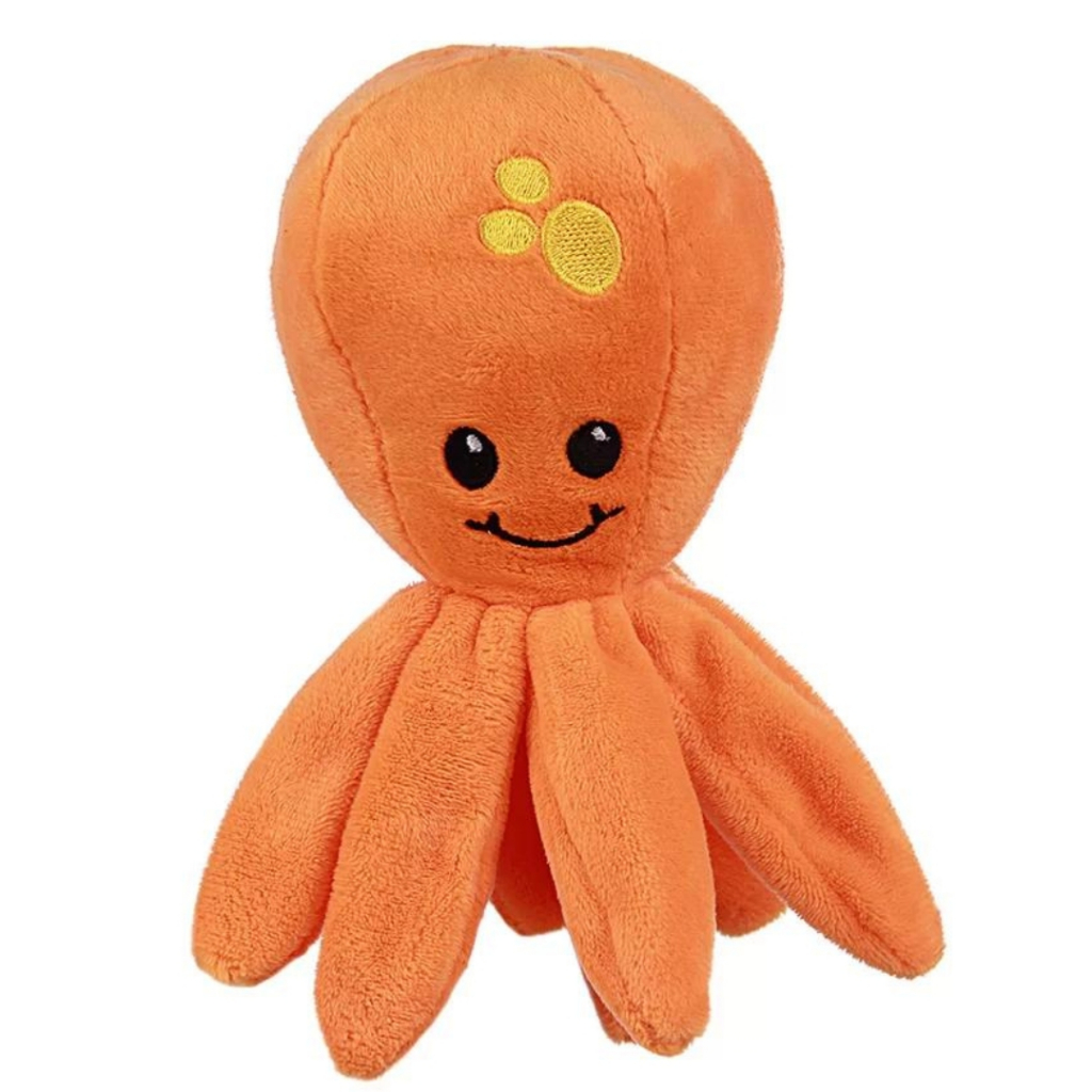 Boneco De Pelúcia Bichinho Orange Com Dentes Novo Personagem