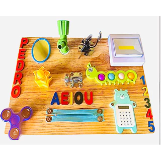 Painel Sensorial Montessoriano