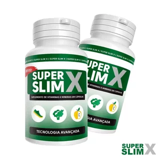 Super Slim X - 2 Frascos 120 cápsulas - Original