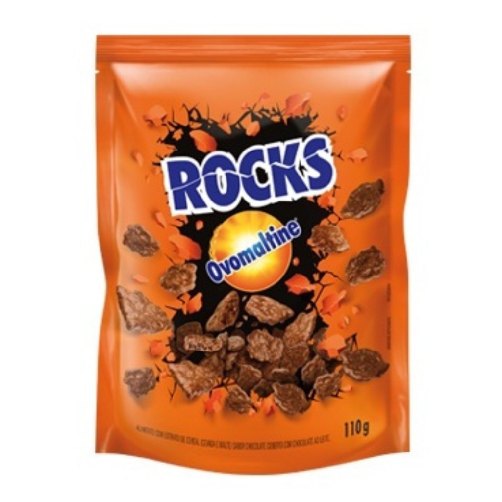 Ovomaltine Rocks Chocolate ao Leite - 110g | Shopee Brasil