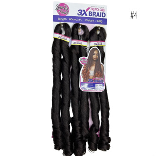 Cabelo Jumbo Boho Curl Fibra 400g Para Crochet Braids temos varias cores