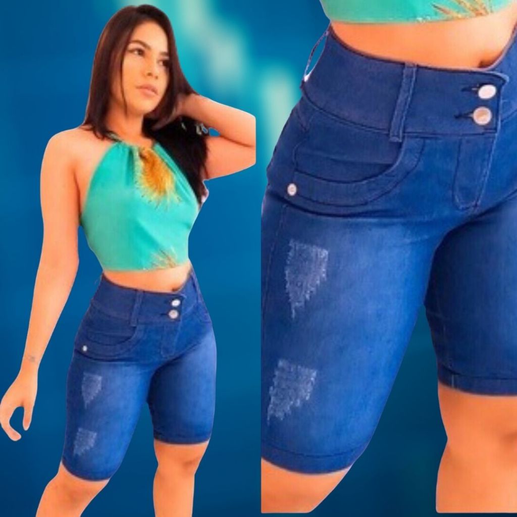 Short Jeans Feminino Cintura Alta: confiança garantida, Guarda-Roupa  Fashion.