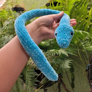 Cobra em Amigurumi/Crochê - Escolha a cor