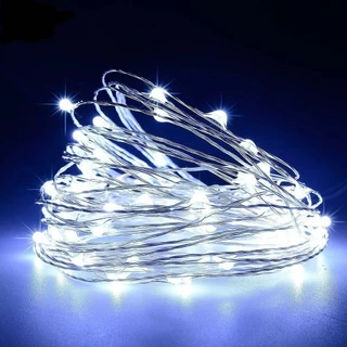 Fio De Fada Cordão De Led 5m 50 Led's Função Pilha