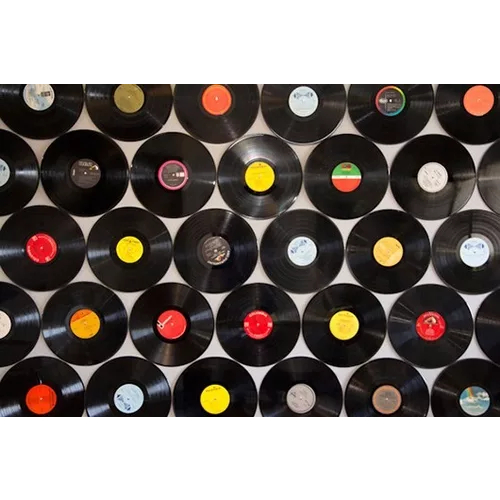 Disco de Vinil Grande para Decoração/ Artesanato Retro Vintage - Sem ...