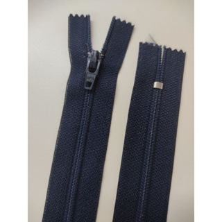 Zí­per 15cm Corrente OPTI Nylon Azul Marinho Comum - 10 Unidades