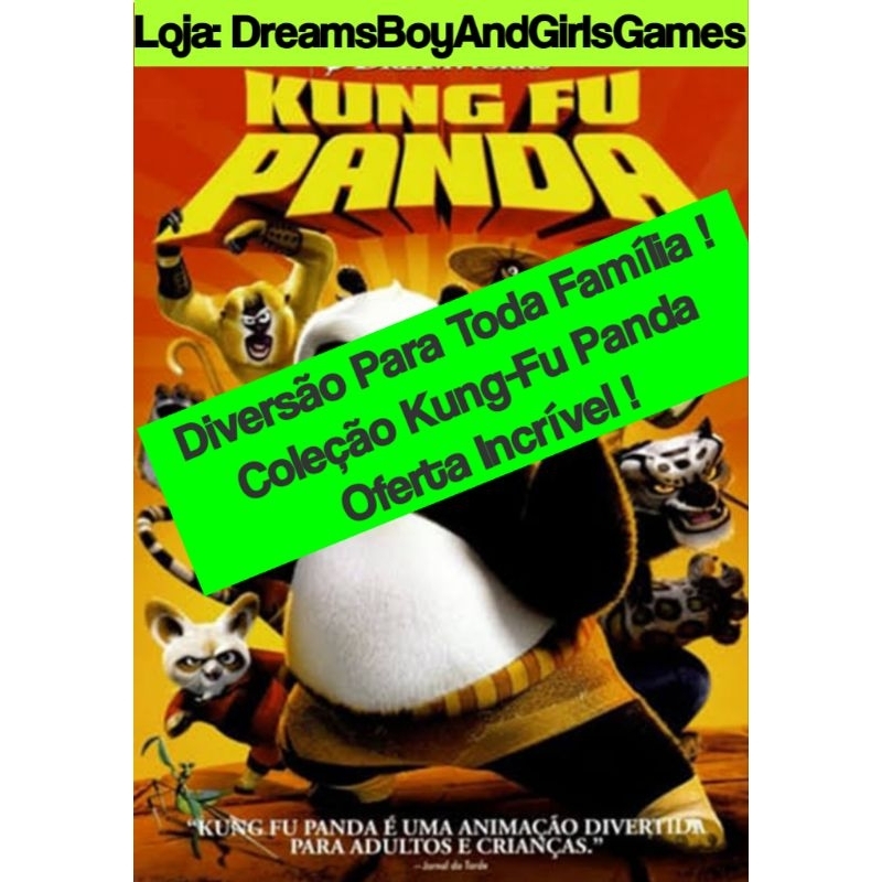 Quadro decorativo Kung Fu Panda Filme desenho em Promoção na