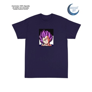 Camiseta Vegeta Ultra ego bordado Dragon ball camisa bordado anime