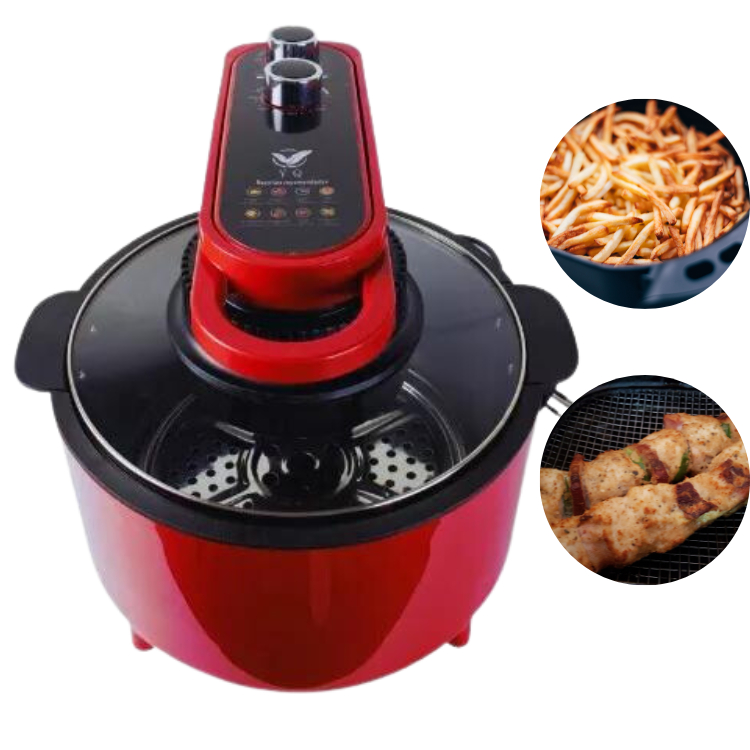 AIR FRYER 200V Supremma 3.6L Red Agratto Electric Deep Fryer