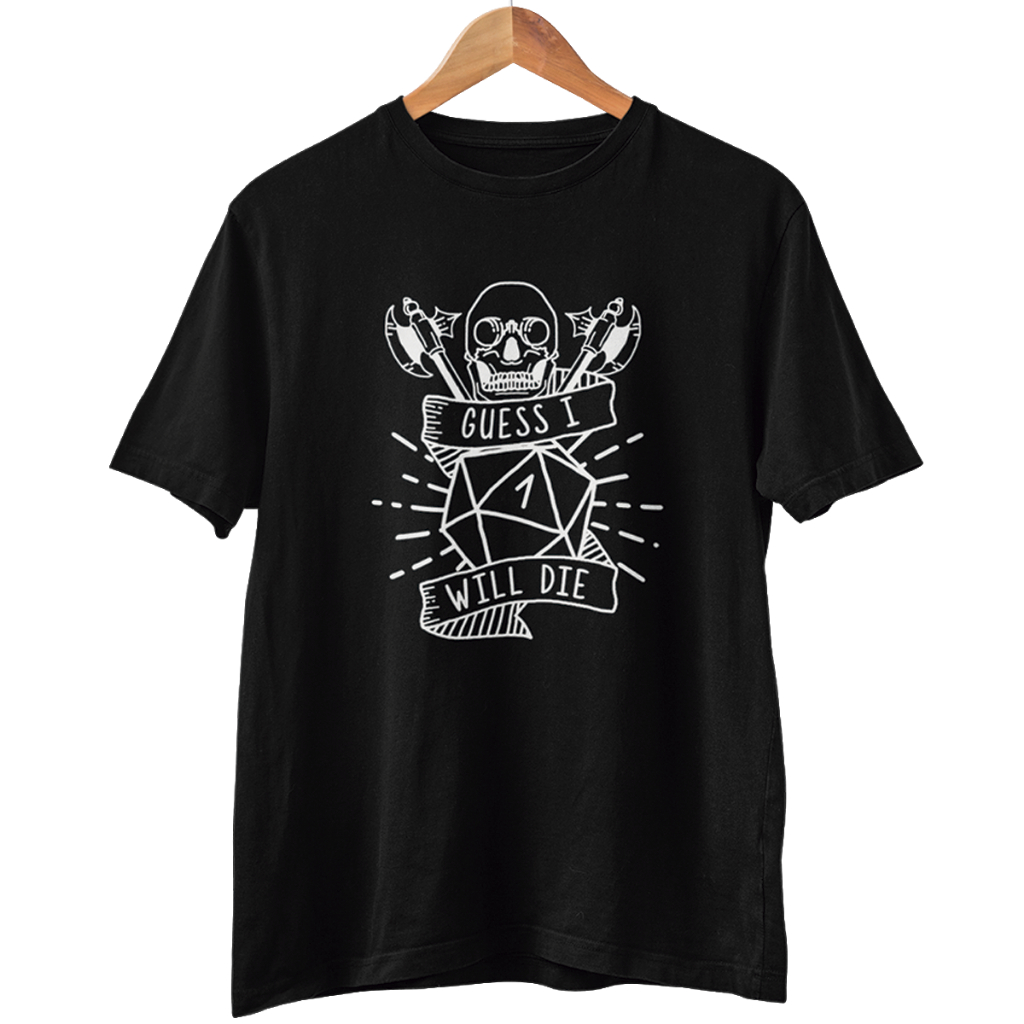 Guess 'll De D&D T-shrt Dce Dnd D20 Gamng Rpg D And - Etsy