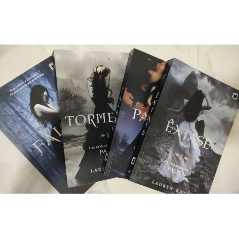4 livros série Fallen - Lauren Kate | Shopee Brasil