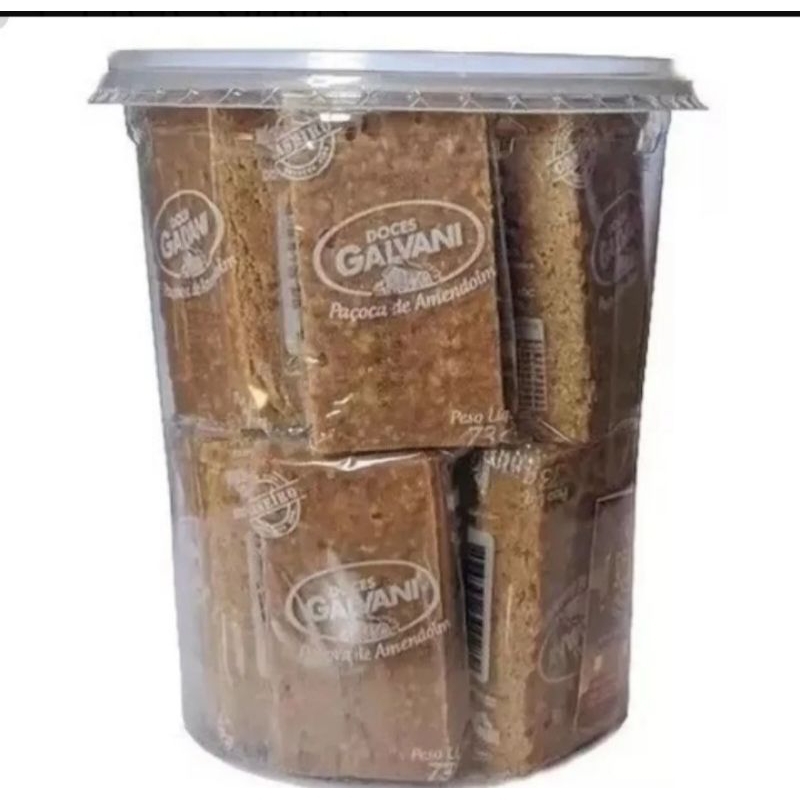 Doce de Paçoca Galvani 73g C/20 Unids