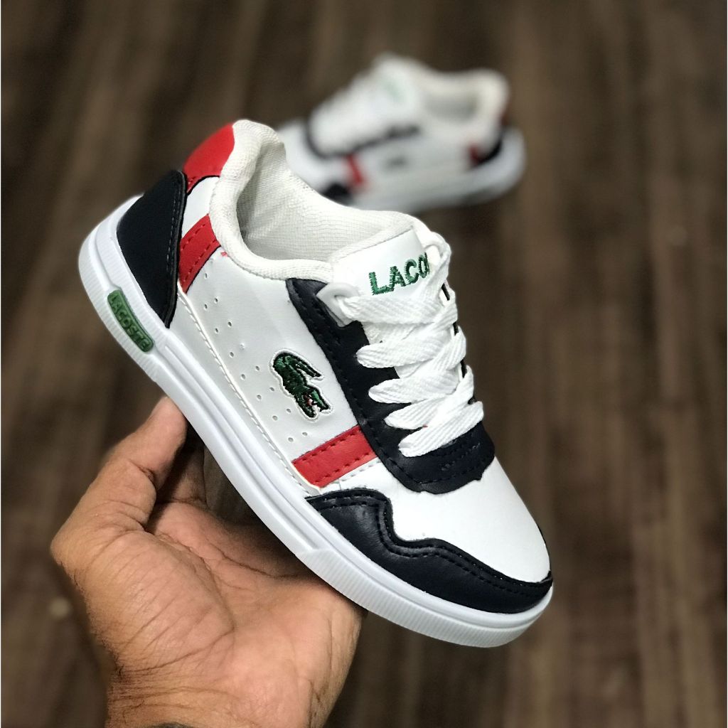 Tenis Infantil Lacoste Lançamento 2023 Diversas Cores Em OFERTA !! - envio em até 24h