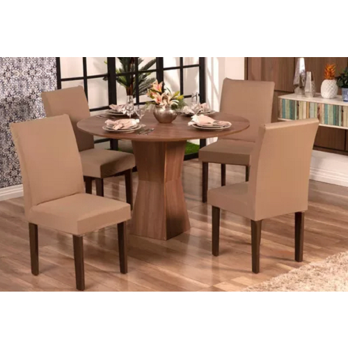 jogo de cozinha cortina toalha de mesa p/ 6 lugares 1kit com 6 de  encosto de cadeira Rapida entrega