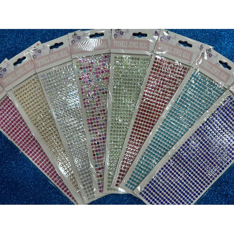 cartelas adesivas de strass autocolante (0,4cm - 0,6cm) | Shopee Brasil