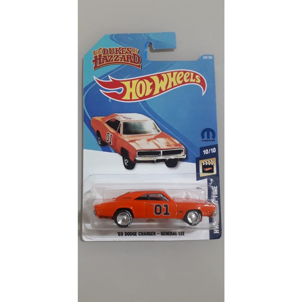 Dodge Charger General Lee Custom Hot Wheels Pneu De Borracha 1/64