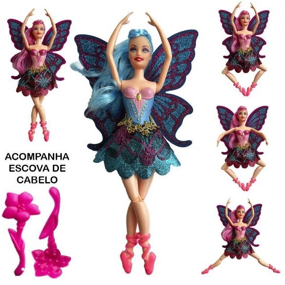 Boneca Barbie Profissões Bailarina 65cm Pupee - Brinquedos e Jogos - Bonecas  e Acessórios - Bonecas