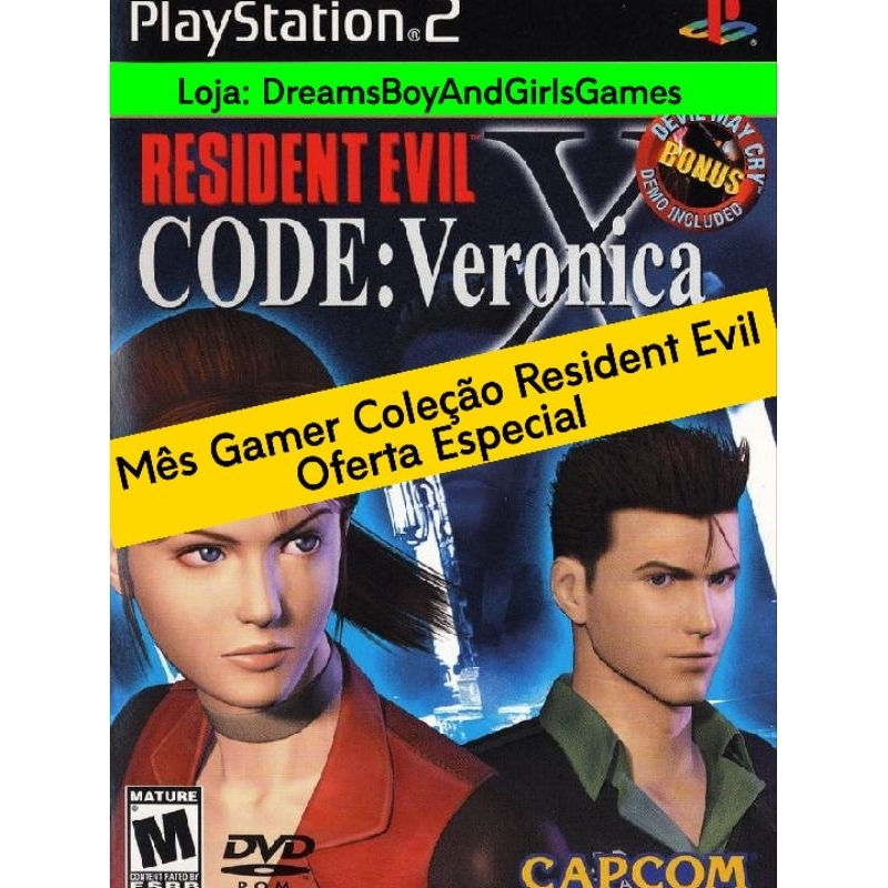 RESIDENT EVIL - CODE: VERONICA X - PS3 PKG PT-BR 