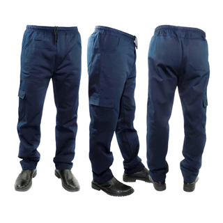 Calça Trabalho Brim e Costura dupla Reforçado 100% Qualidade
