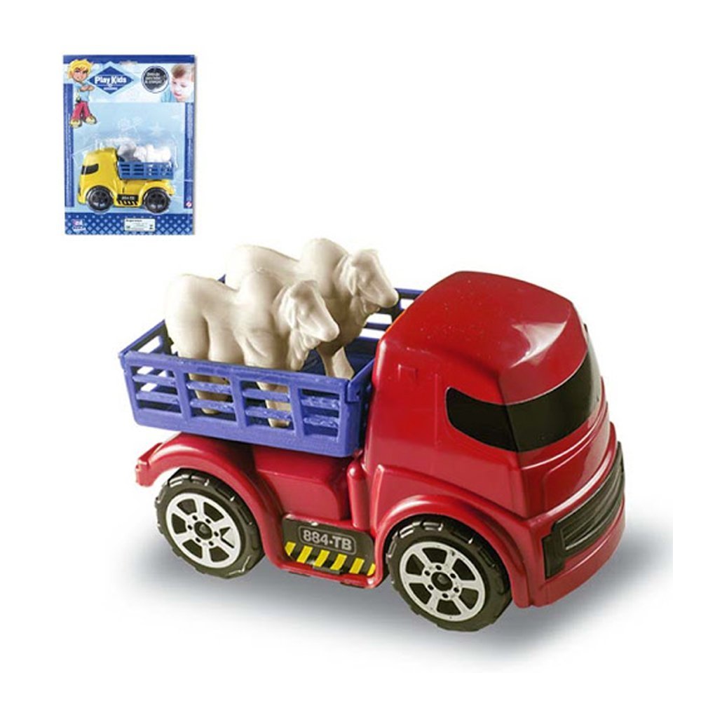 Caminhão Boiadeiro Brinquedo Infantil Zuca Toys