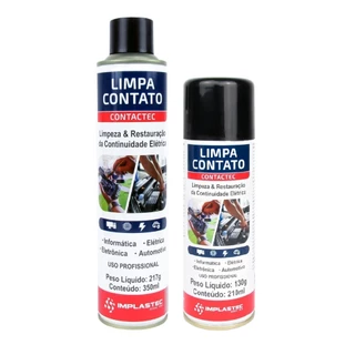Limpa Contato Contactec Com Aplicador 130g/210ml e 217g/350m IMPLASTEC