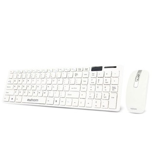 Teclado e Mouse Sem Fio 2.4GHz Multimidia BK-S1000 ABNT2 Padrão Brasileiro Slim com pelicula anti poeira