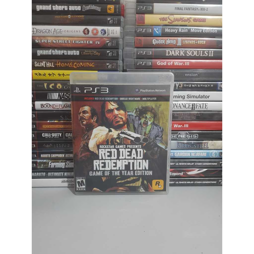 Red Dead Redemption Game Of The Year Ps3 - Mídia Física