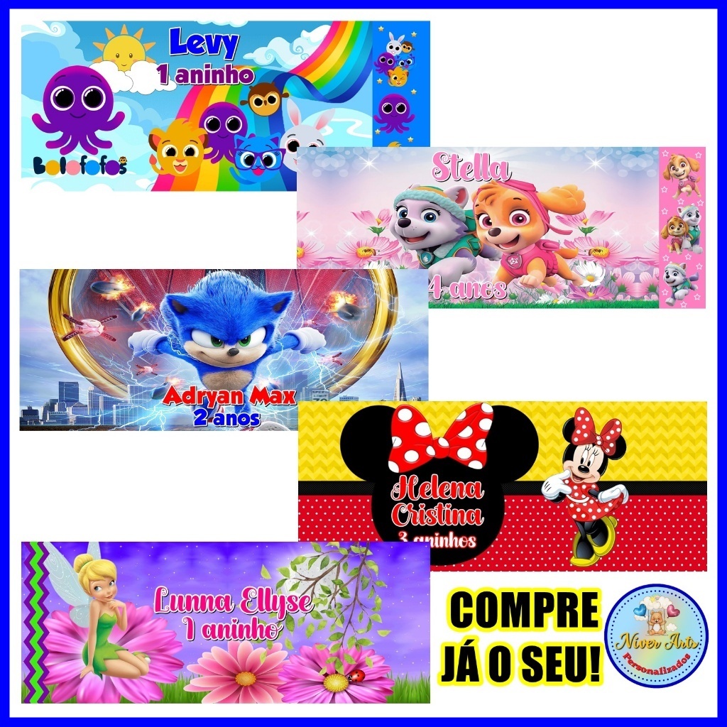 Convite Sonic Estático ( ARTE )