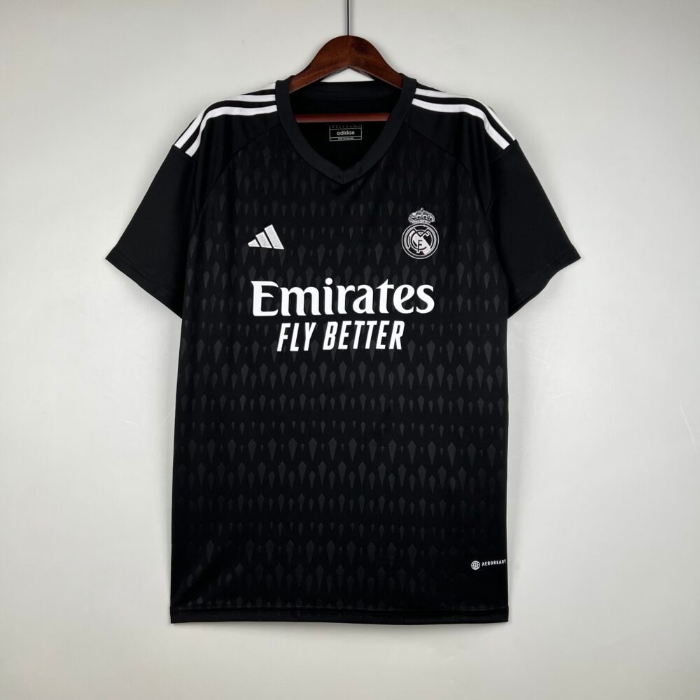 Camisa Real Madrid Preta 23/24 Goleiro Masculina Shopee Brasil