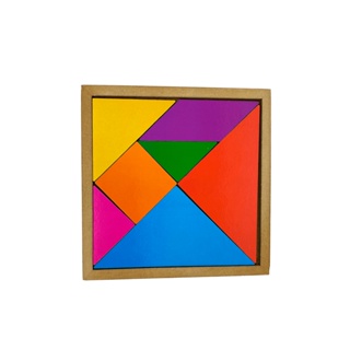 Em promoção! Brinquedos De Madeira Puzzle 3d Tangram Formas De