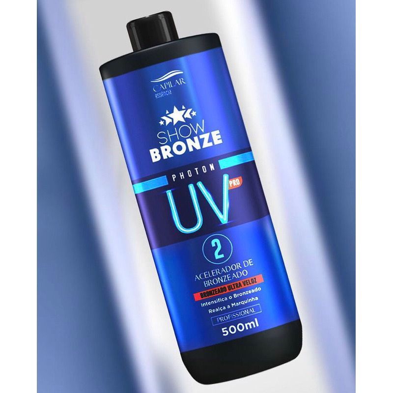 Acelerador de Bronzeado Photon UV passo2 500ml Show Bronze