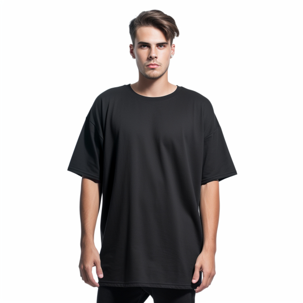 Oversized Camisetas Masculina Plus Size Em 50% Poliester 50% Algodão