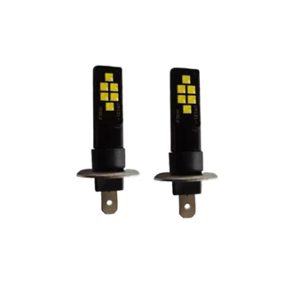 Lâmpada Led Bulbs Lamp Encaixe H1 - 6000K - Luz Branca Farol - 12 Leds