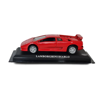 LAMBORGHINI DIABLO 1993 COLEÇÃO AUTO COLLECTION DEL PRADO 1:43 COM BASE EXPOSITORA *** VER OBS.