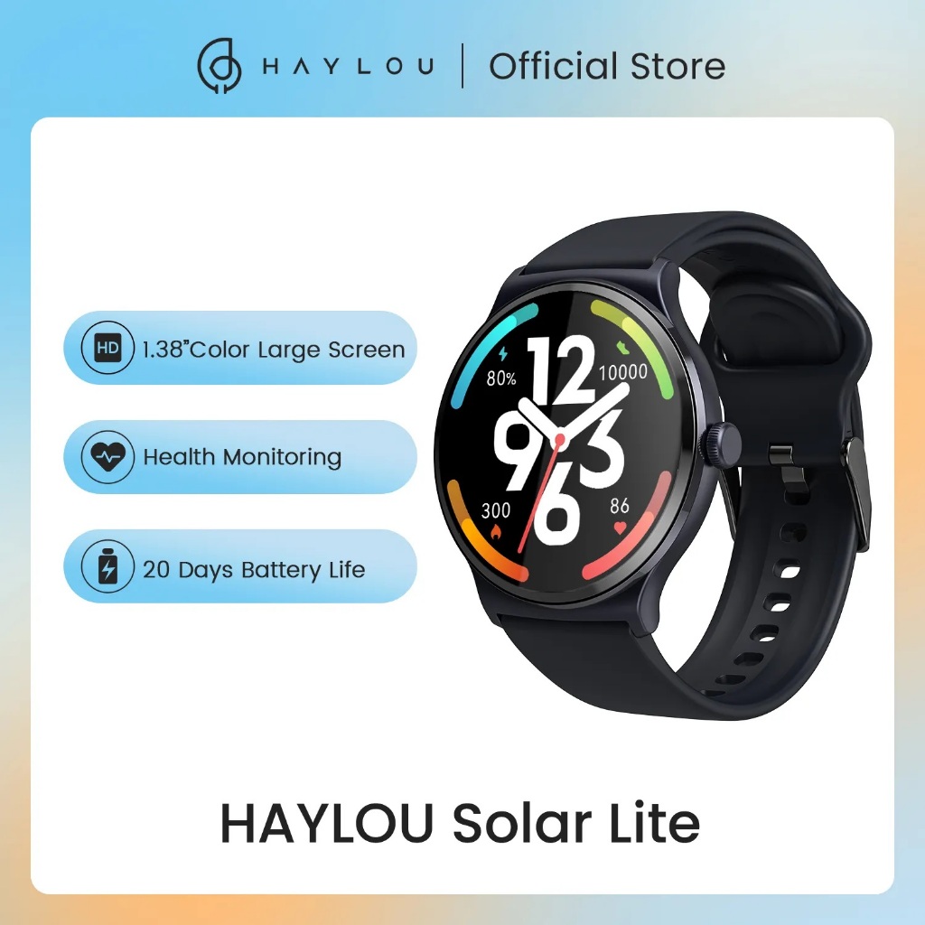 Comprar Smartwatch Xiaomi Haylou Solar RT A prova Dagua - R$180,00