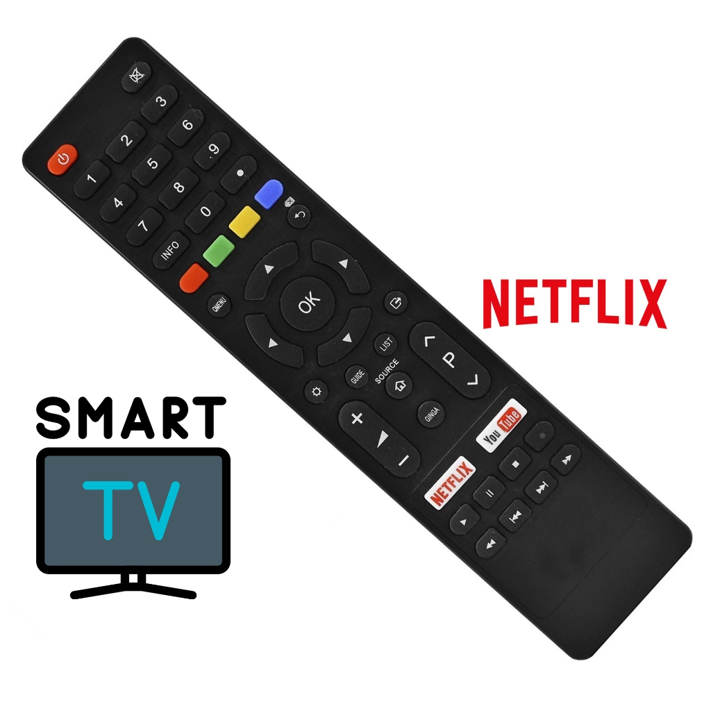 Controle Remoto Smart TV Compatível com Philco FBG-9005