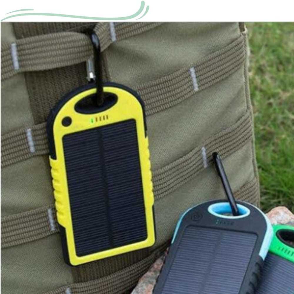 Carregador Power Bank Solar 10000 mah 3em1 Tipo-c Lighting V8